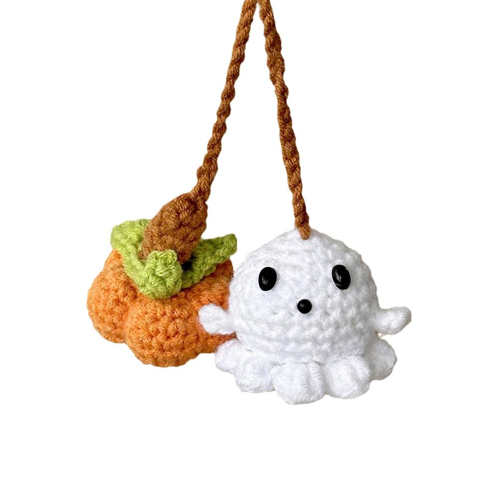 

Кукла Призрак Тыква Ручная работа Подвеска Хэллоуин Украшение Мультяшный Автомобиль Милый Виджет Подвесной Декор для Сумки Подвеска Подарок на Хэллоуин