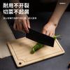 Chinese Home Hotel Kitchen Cutting Board Fruit with Holes Handle Cutting Board Large Bamboo Wooden Cutting Board