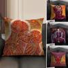 Visionary Spiritual Artist Alex Grey Pillow Case Natural Linen Double-Sided Printing Sofa Home Decor Cushion Cover