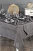 Corver Dinner/Launch Set 26pcs, Tablecloth 160x220, Runner, Napkins, Rings Antracite