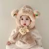 Children Hats Baby Cute Cartoon Hat Autumn Winter New Plush Hat for Newborn Baby Windproof Christmas Children's Accessories Hats