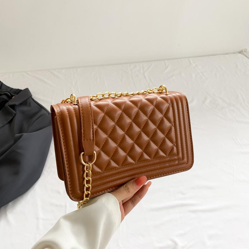 Women'S Bag Small Square Bag Stylish And Simple Shoulder Bag Creative Chain Crossbody Bag Handbag