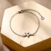 Geometric Animal Bracelet Featuring Dog Cat Owl And Dolphin Charms Minimalist Fashion Jewelry
