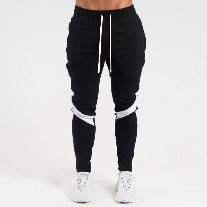 Spring Men/Women Fitness Workout Sweatpants Jogging Running Sweatpants Casual Comfortable Streetwear Men s Tracksuit Pant S чёрный