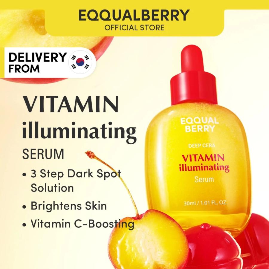 Eqqualberry BAKUCHIOL PLUMPING SERUM 30 ml/VITAMIN ILLUMINATING SERUM 30 ml
