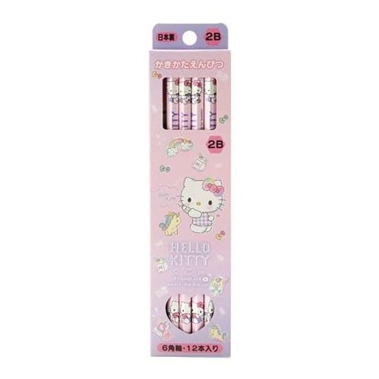 Sanrio Pencil Pack 2B Hello Kitty Kids Learning Stationery Character 566152