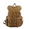 Retro Canvas Mountaineering Backpack - Large Capacity, Casual Soft Wax Grey for Men and Students