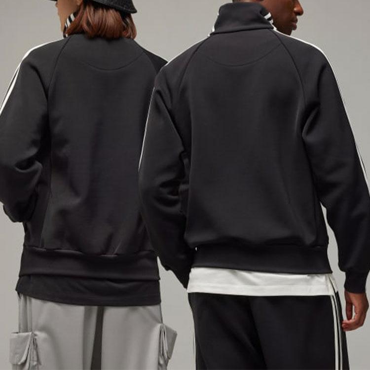 Adidas Striped Loose Long Sleeve Jacket Men Outerwear Black IZ3126