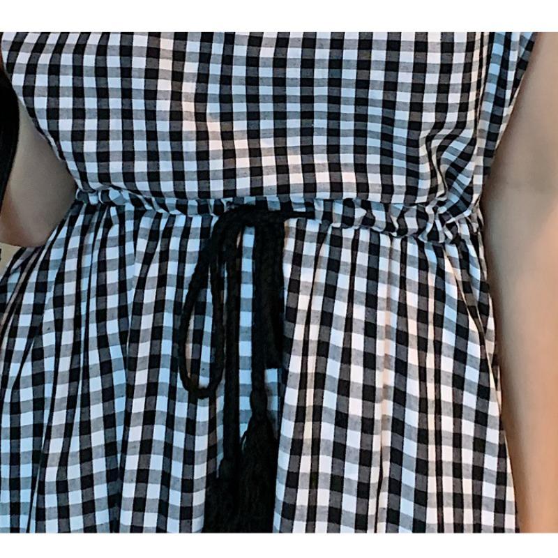 9 Color 5 Size Literary and Artistic Big Skirt Summer New Style Can Be Retrenched Waist Loose Dress