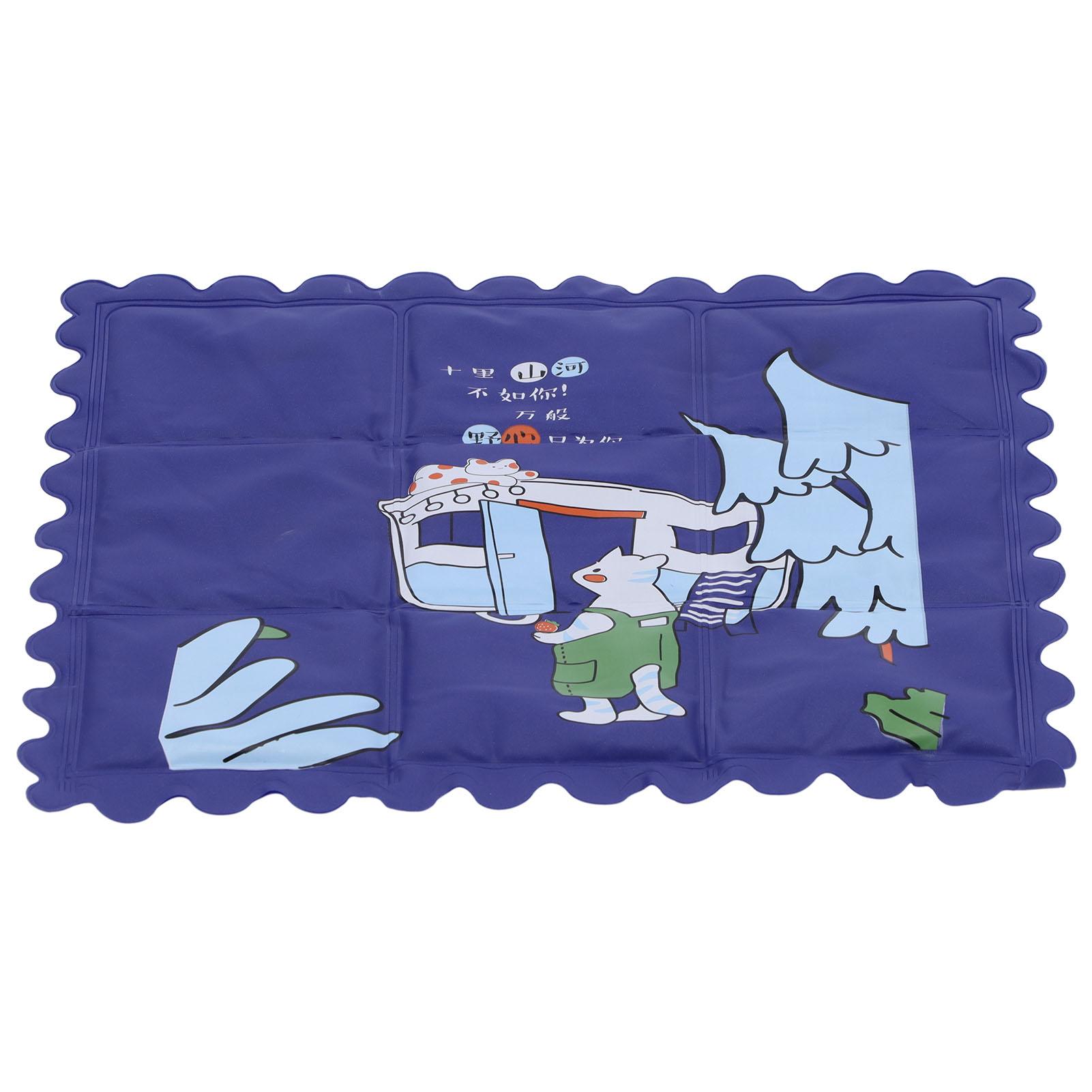 

Cooling Mat Clean and Hygienic Breathable Cartoon Cooling Seats Cushion for Summer Home Dormitory Type 3