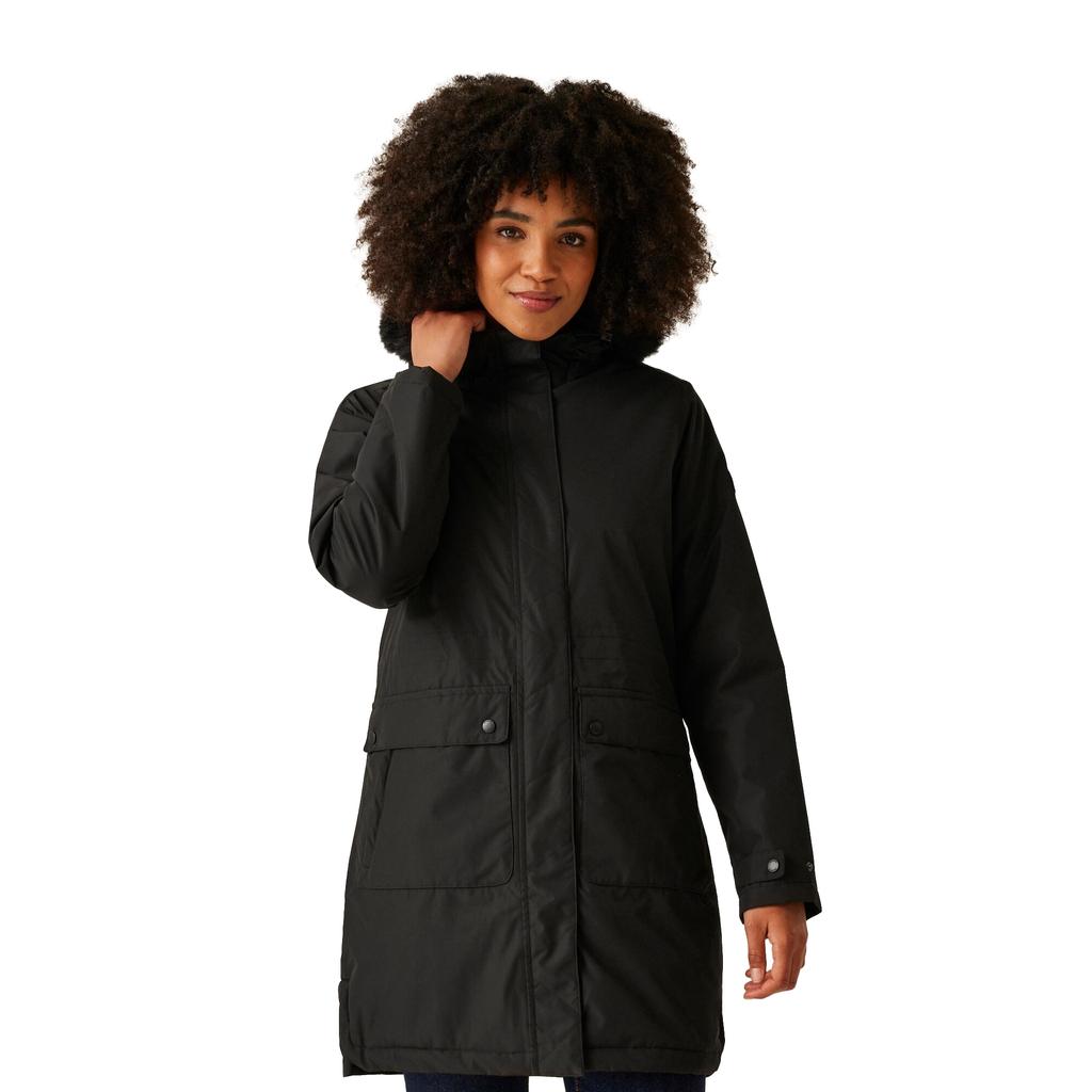 Regatta Parka mit Kunstpelzbesatz für Damen