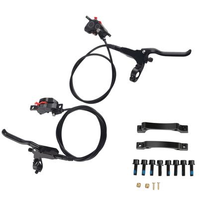 ZTTO MTB Bike 4 Piston Front Rear Hydraulic Disc Brake Mountain Bike CNC Bilateral Oil BrakeBlack