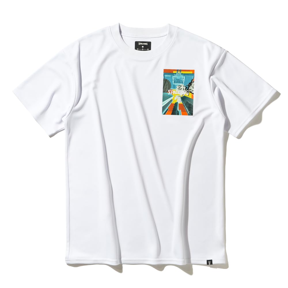 

Spalding Pop Art Collage T-Shirt, White, Medium, SMT25011