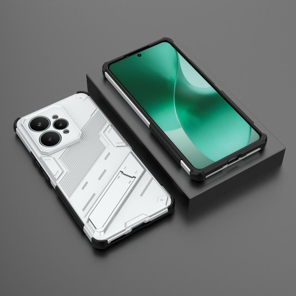 For Realme 15 5G Case PC + TPU Shockproof Phone Cover with Kickstand