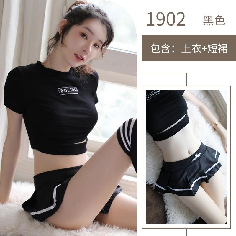 Sexy female senior uniform hot sexy underwear football cheerleading waist shapewear suit