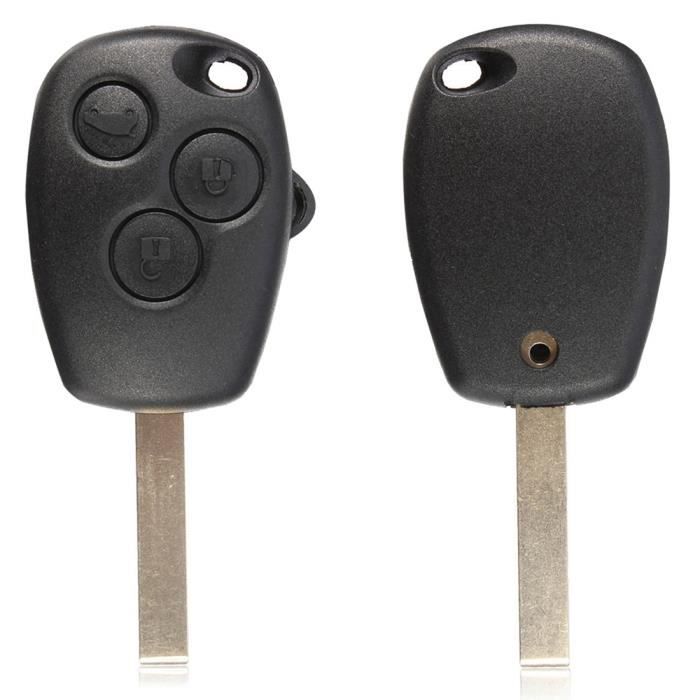 2 x Schlüsselhülle 3 Tasten Fernbedienung für Renault Clio Modus Twingo Kangoo Master