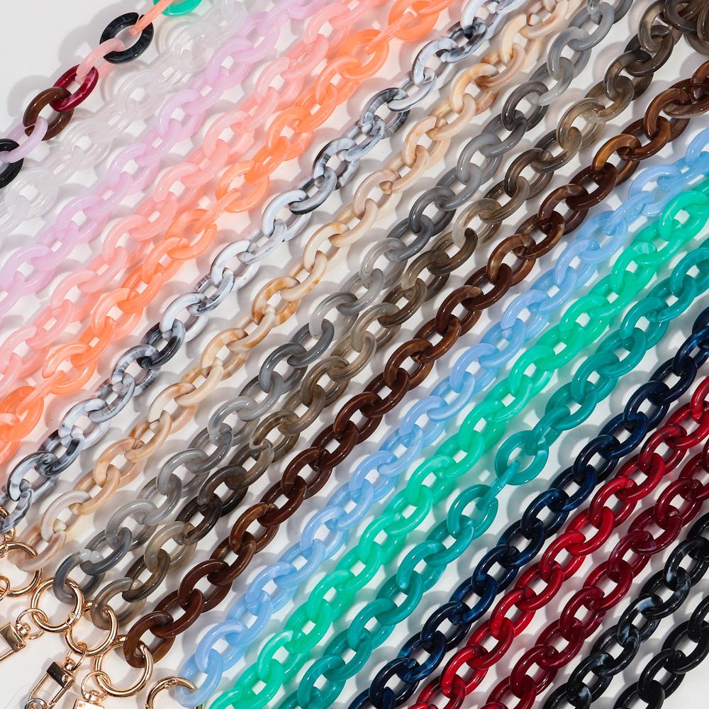120cm Anti-Lost Colorful Acrylic Phone Chains for Women Portable Rope Neck Strap Cell Phone Chain Accessories Gifts Outdoor
