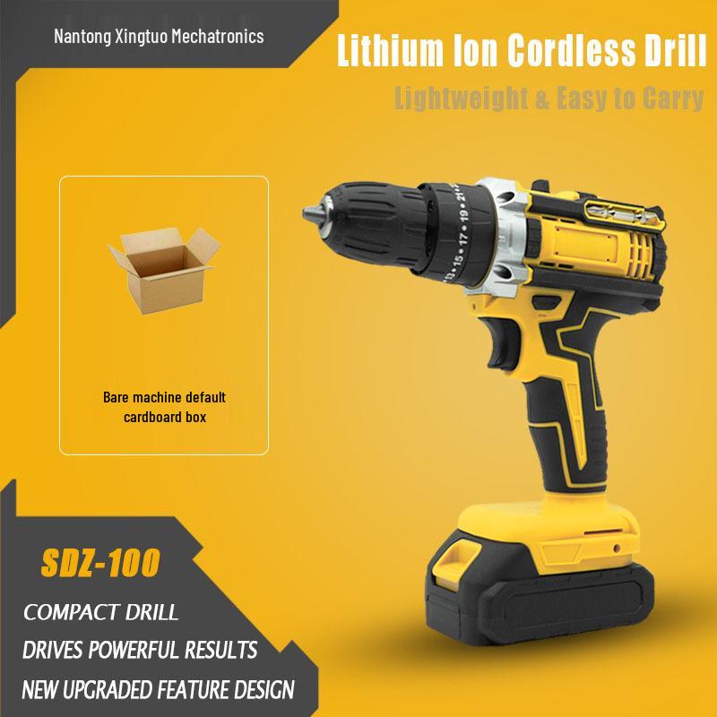Multi-Function Lithium Electric Drill & Screwdriver Set