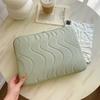 Soft Laptop Sleeves Fashion Quilted Laptop Bag Shell Accessories Notebook Pouch  Home