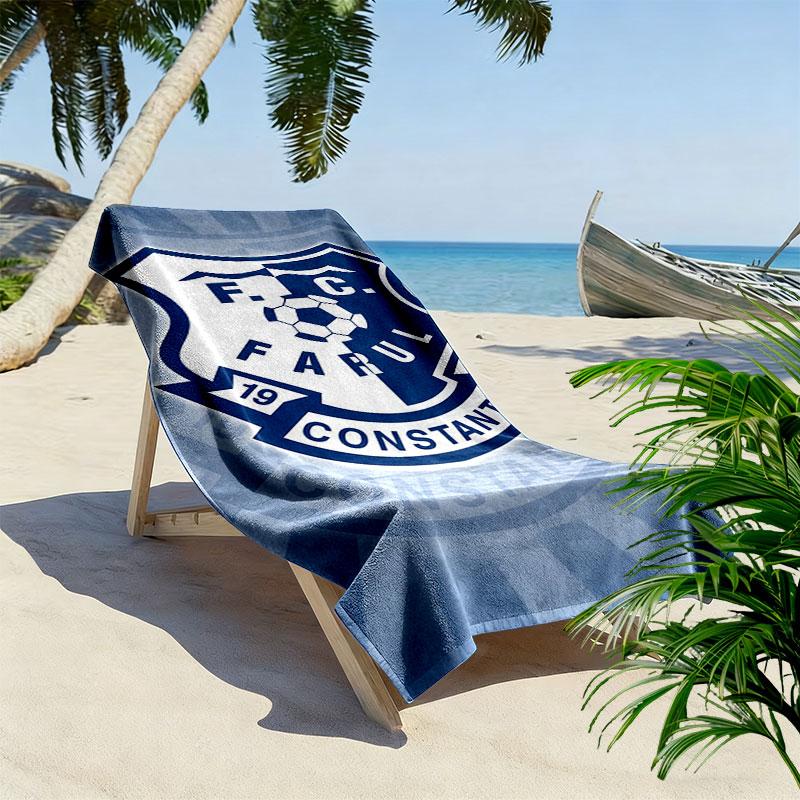 Farul FC Print Beach Towel, Large Soft Quick Dry Towel for Beach Camping Swimming