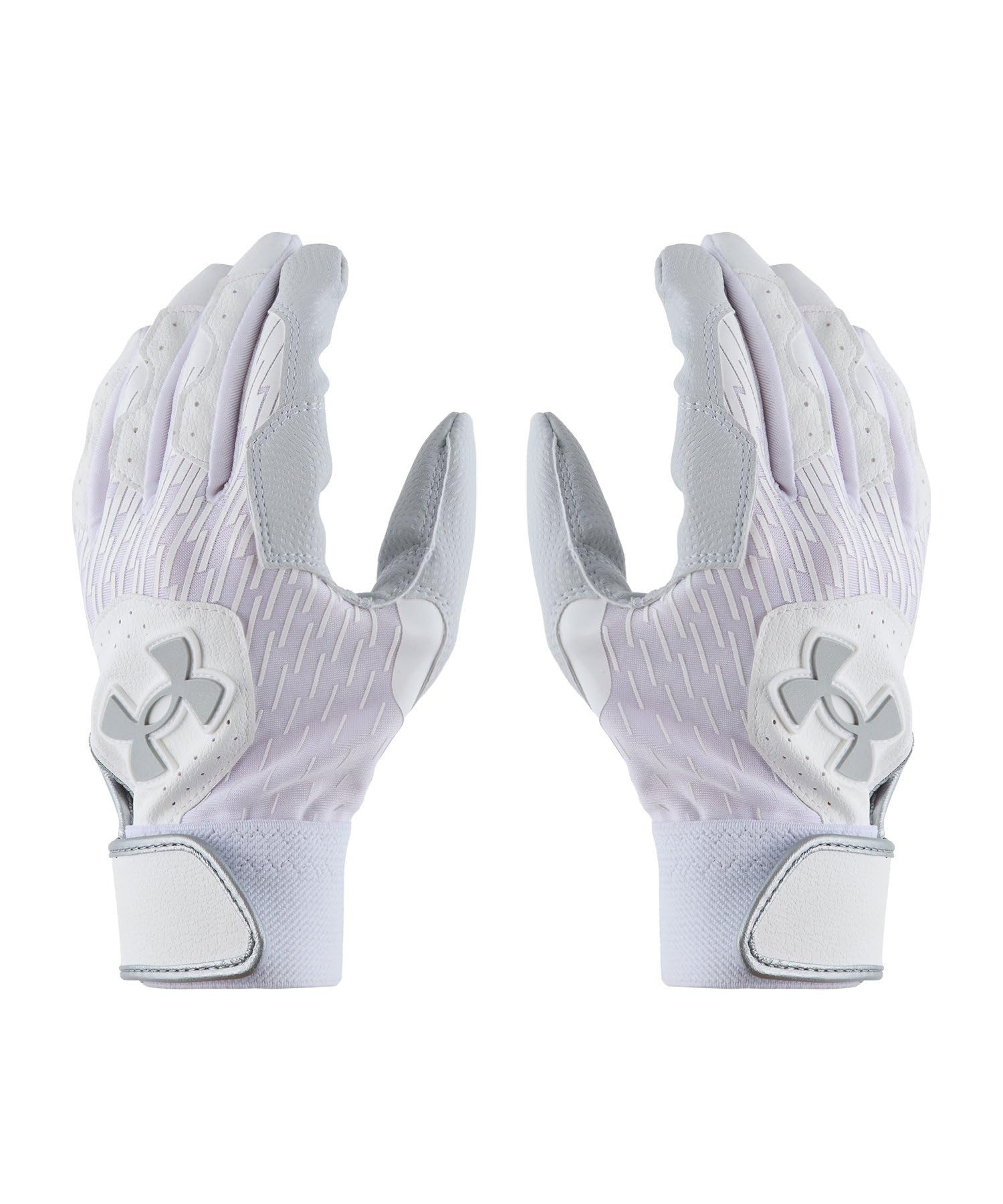 

UA Clean Up Перчатки для отбивания Серебристые YLG [Under Armour] Белый/Металлик Серебристый/Металлик