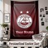 Custom Tapestry Wall Hanging, Aberdeen FC Personalized Name Text Home Wall Decor