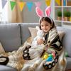 1PC Modern Luxury&Healing Art Bundle Blanket Warm Cozy Portable Flannel Blanket for Home Camping Travel Gift for Girls Boys