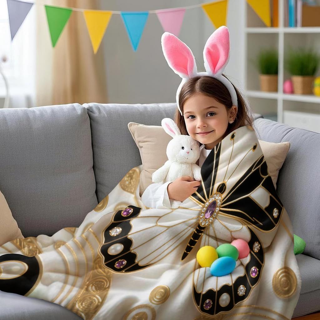 1PC Modern Luxury&Healing Art Bundle Blanket Warm Cozy Portable Flannel Blanket for Home Camping Travel Gift for Girls Boys