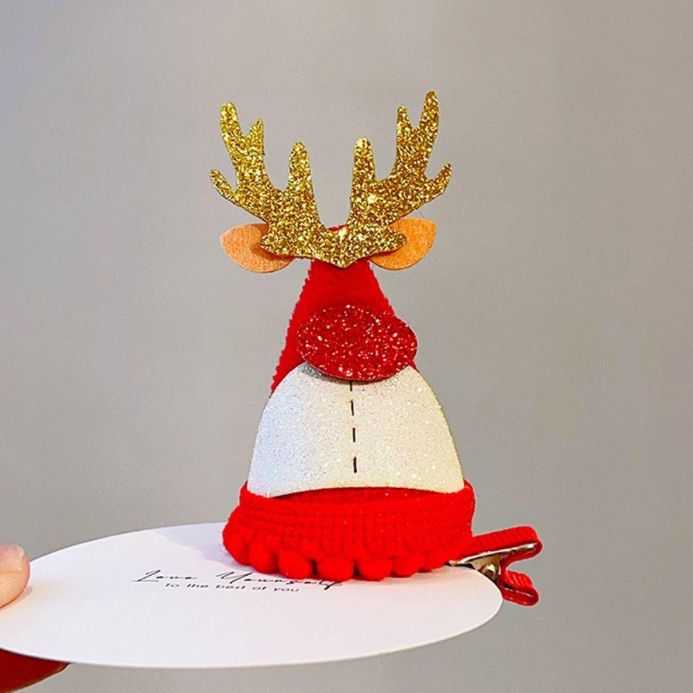 Merry Christmas Decor Christmas Hairpin Sequin Christmas Hat Headband  Christmas Costume Dress Up