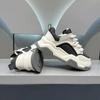Men's 2025 Autumn Trendy Thick Sole Height-Boosting White Loafers Sneakers