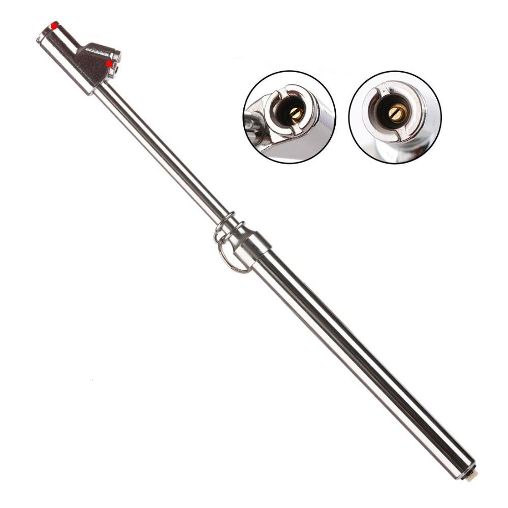 Zinc Alloy Haul Gauge Silver Pencil Tire Pressure Gauge Air Gauge Tire Pressure for Truck