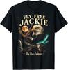 Fly Free Jackie Big Bear Bald Eagle T-Shirt