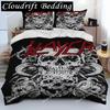 Slayer Heavy Metal Band Musik Bettdecke Bettwäsche-Set, Bettbezug Bett-Set Steppdeckenbezug Kissenbezug, King Queen Size Bettwäsche-Set Geschenk0