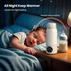 Cordless Portable Milk Warmer Stainless Steel Breast Sterilizer Portable Baby Bottle Warmer  Travel