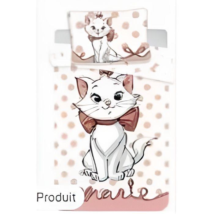 Housse De Couette - Disney - Aristochats - 100x135cm - Taie 40x60cm - Coton Multicouleurs