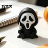 Desktop Gothic Decor Mini Screaming Skeleton Figurine, 3D Printed Collectible Dark Aesthetic Ornament, Creepy Statue for Shelf Durable PLA Figure