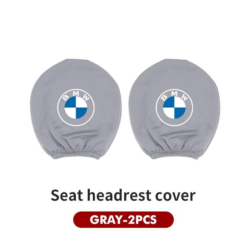 QAED6 For BMW Car Seat Headrest Pillow Cover Dust Dirty-proof Protective Cover Accessories E46 E90 E60 F10 E39 F30 E36 E87 E90 E30 E53