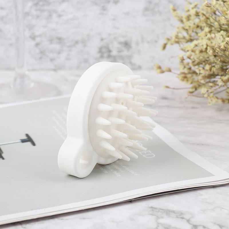Handheld Silicone Scalp Shampoo Massage Brush Washing Shower Clean Brush Bath