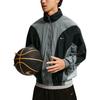 Nike Jackets Men's Smoke Gray/Black/Light Smoke Gray/White Stand Collar Moderate Straight Fit IM5888-084