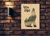 Wooden poster Picture on plywood 28x39cm SP658