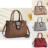 Stylish And Spacious Pu Tote Bag For Women With Versatile Colors And Retro Design