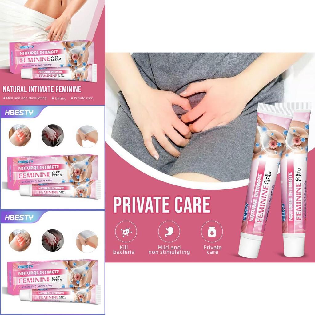 Hbesty Plant Based Itch Relief Cream Gentle Soothing Formula Ideal For Women