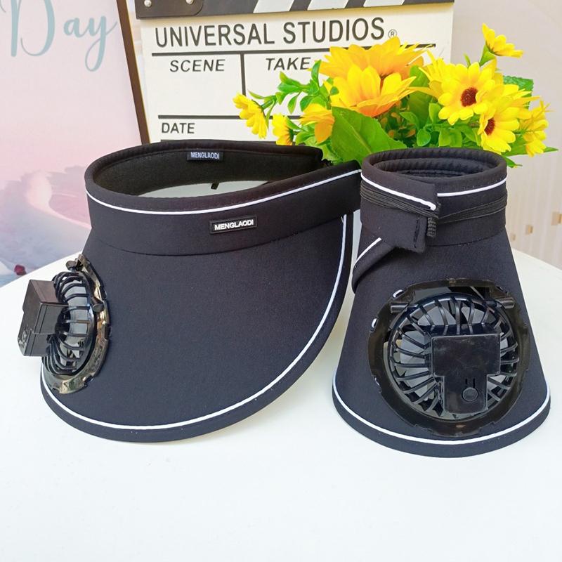 Breathable Cooling Fan Hat Sunscreen Fan Sun Visor Hat Fishing Hat Cooling Peaked Cap Hat Usb Charging Hat Fan For Sport Sunhat