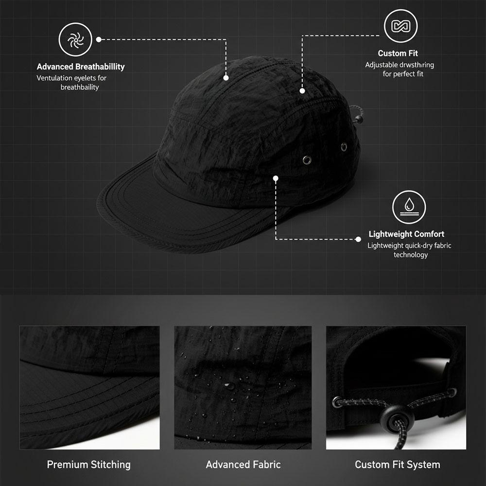 Breathable Quick-drying Baseball Cap UV Protection Sunscreen Hats for Summer Outdoor
