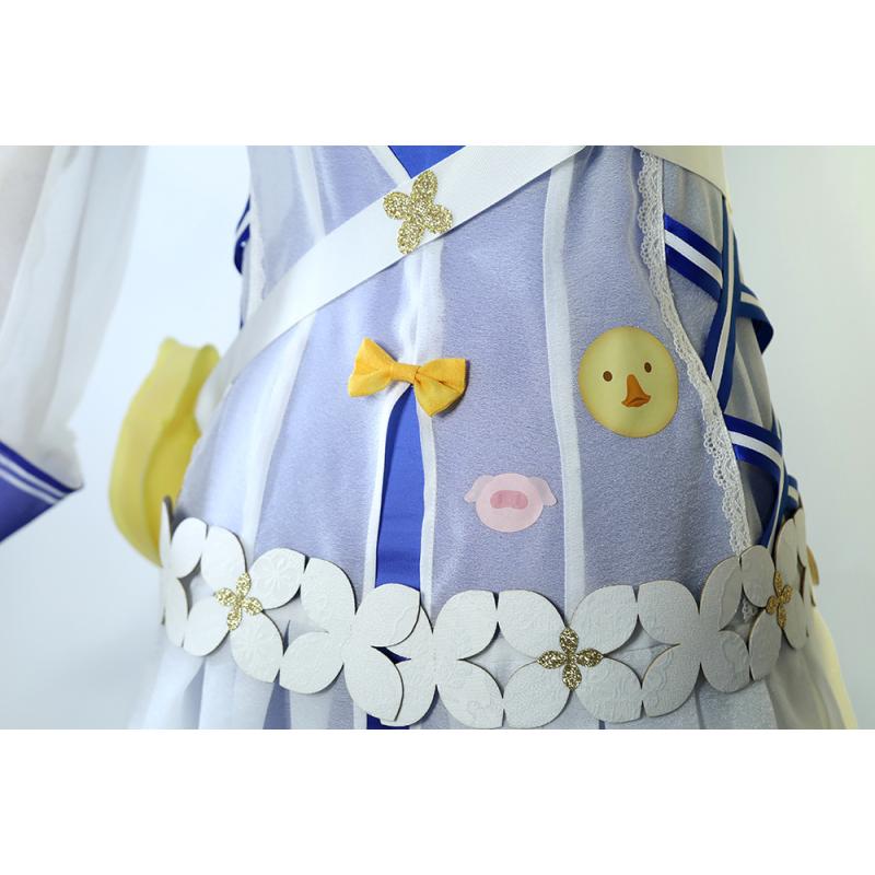 Barbara Gunnhildr Cosplay Costume Barbara Swimsuit Boots Hairs Full Set Cosplay