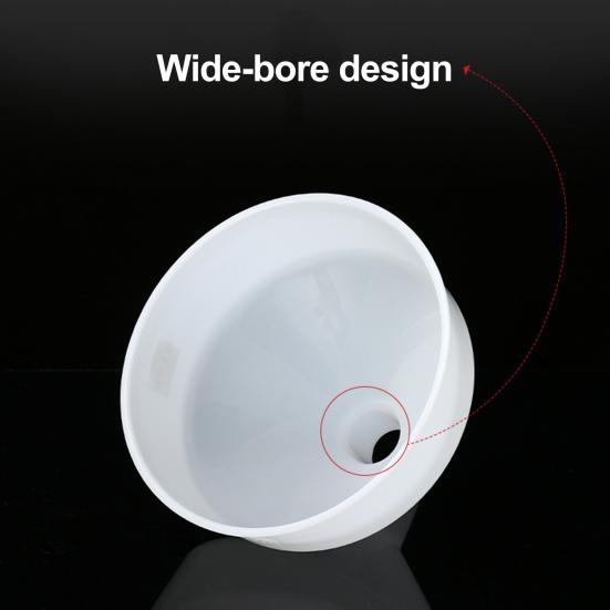 Plastic Funnel Set Food-Grade Large Mouth Liquid Transfer Funnels Oil Wine Pouring Funnels Kitchen