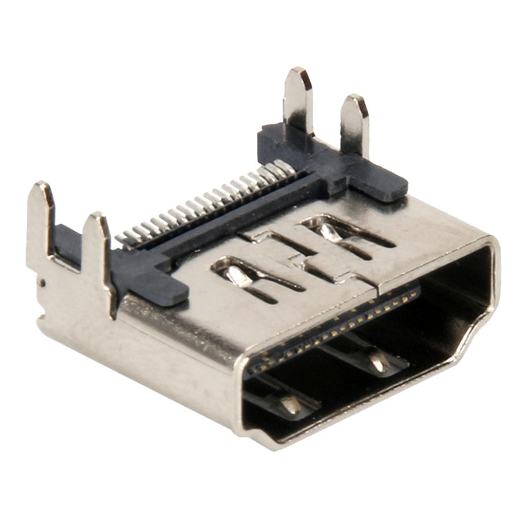 Replacement HDMI-compatible Adapter Plug Slim HDMI-compatible Port Socket Interface Connector for 4