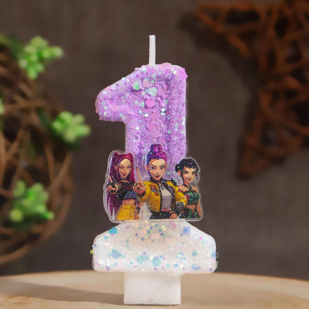 Cartoon Peripheral Party Birthday Candles Digital Candles