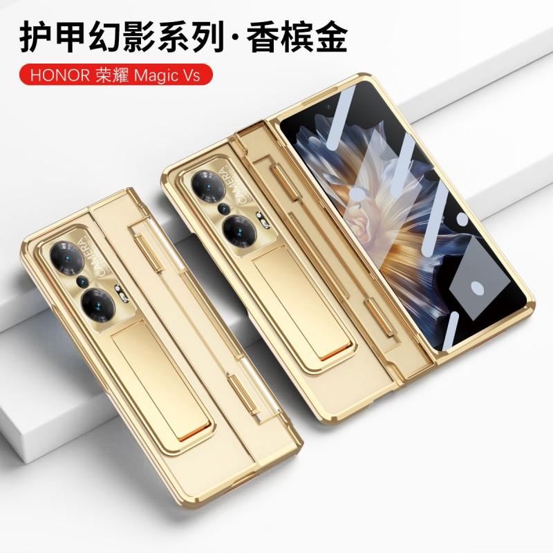 Transparent Full Coverage Case Honor Magic With Pen Slot Shockproof PC Shell Slim Foldable Design