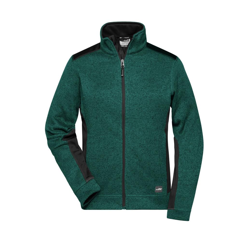 James and Nicholson Womens/Ladies Strong Knitted Fleece Jacket